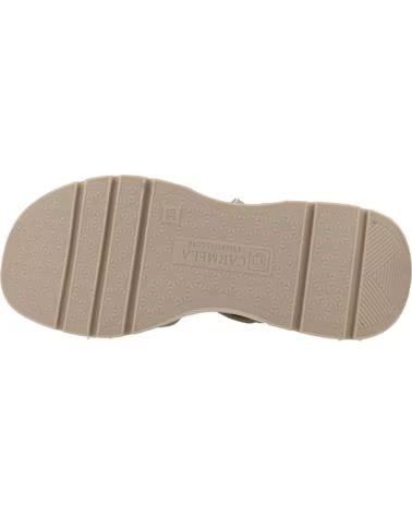 CARMELA SANDALEN 161480 MEHRFARBIG ERDTÖNE MIT KOMFORT-PLATEAUSOHLE KAKI