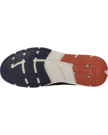 Sandalen für Herren FLUCHOS F1987 SANDALIAS DE HOMBRE PIEL AZUL MARINO