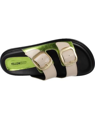 Sandálias de Mulher YELLOW SANDALIAS MUJER MODELO BUCKLE COLOR BEIS CRSDPRS