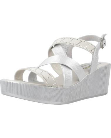 Sandálias de Mulher 24 HORAS SANDALIAS MUJER MODELO 26065 COLOR PLATA CRMSLVER