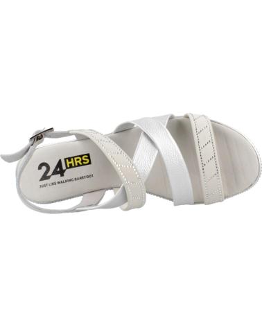 Sandálias de Mulher 24 HORAS SANDALIAS MUJER MODELO 26065 COLOR PLATA CRMSLVER