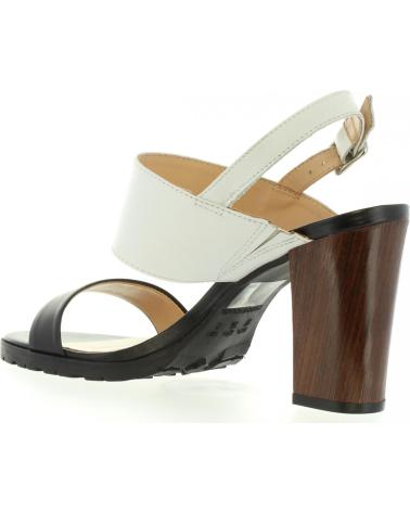Woman Sandals KICKERS 502050-50 SARDAN 33 BLANC NOIR