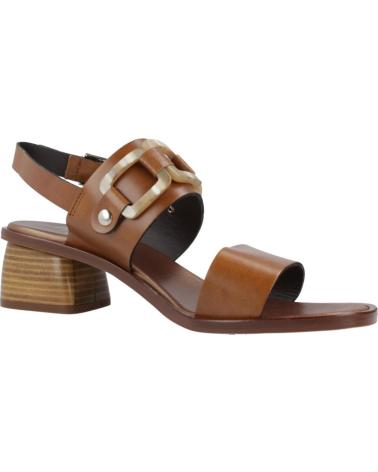 Sandalen für Damen PLUMERS SANDALIAS MUJER MODELO 3803P COLOR MARRON CUERO