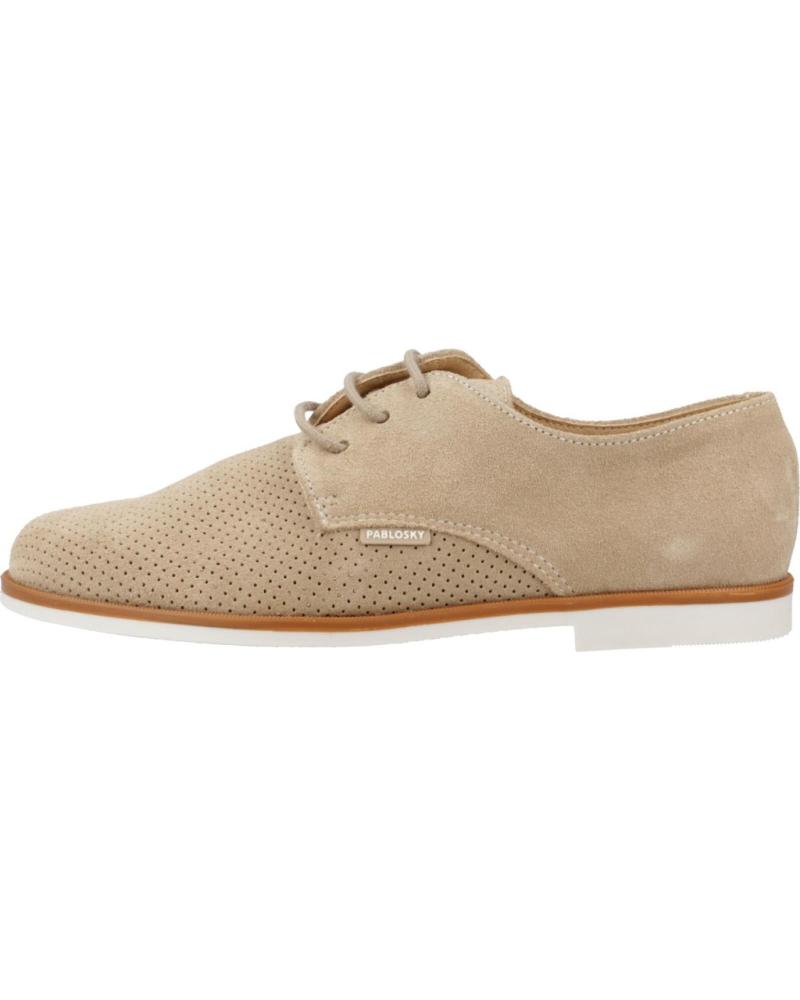 Scarpe per Bambino PABLOSKY ZAPATOS NINO MODELO 729637P COLOR MARRON TAUPE
