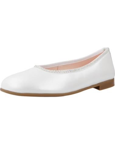 Schuhe für Mädchen PABLOSKY CEREMONIA NINA MODELO 870808P COLOR BLANCO NACAR