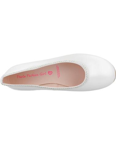 Schuhe für Mädchen PABLOSKY CEREMONIA NINA MODELO 870808P COLOR BLANCO NACAR