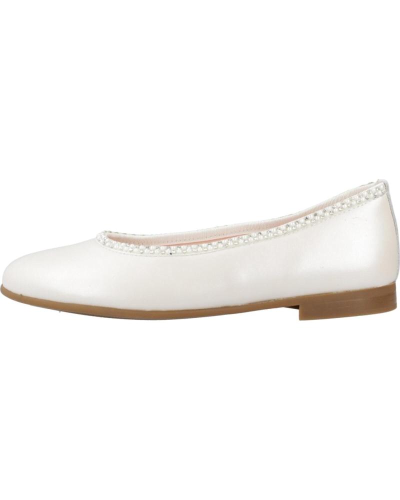 Schuhe für Mädchen PABLOSKY CEREMONIA NINA MODELO 870858P COLOR BLANCO NACAR
