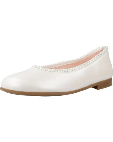 Schuhe für Mädchen PABLOSKY CEREMONIA NINA MODELO 870858P COLOR BLANCO NACAR