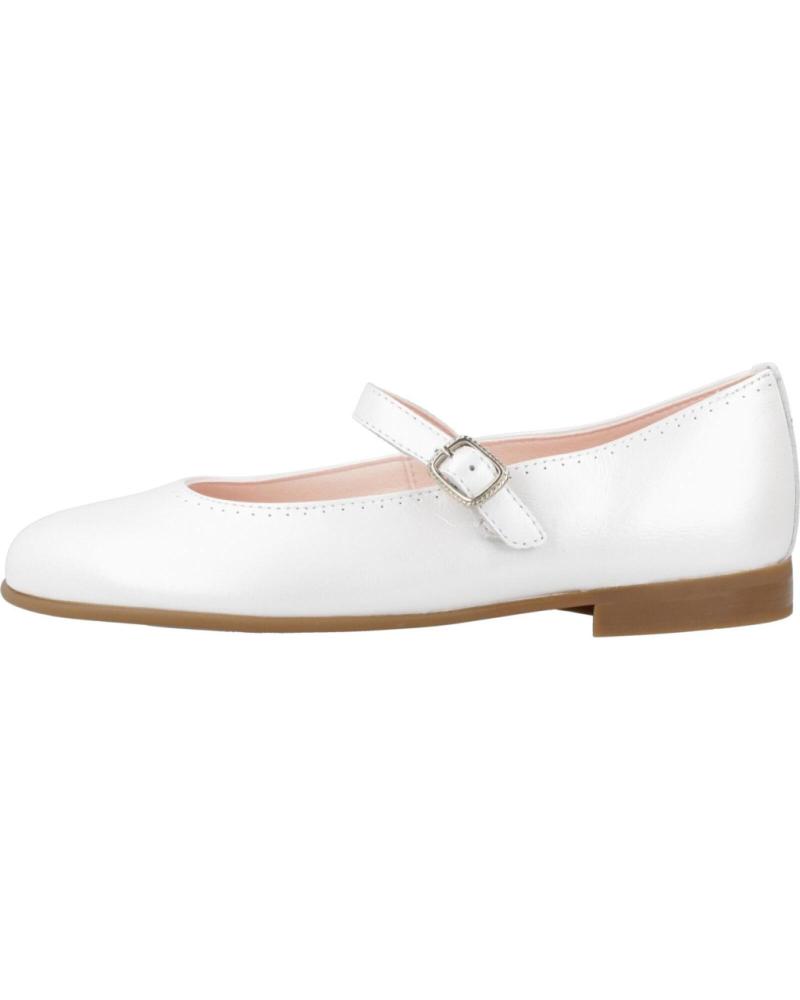 Schuhe für Mädchen PABLOSKY CEREMONIA NINA MODELO 870908P COLOR BLANCO NACAR