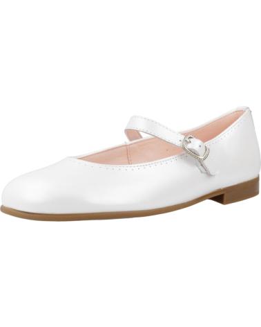 Schuhe für Mädchen PABLOSKY CEREMONIA NINA MODELO 870908P COLOR BLANCO NACAR