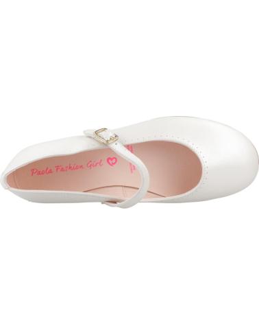 Zapatos de Niña PABLOSKY CEREMONIA NINA MODELO 870958P COLOR BLANCO NACAR