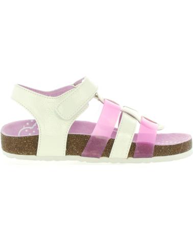 Sandálias de Menina KICKERS 469250-30 MAGIDAYS 33 BLANC-ROSE