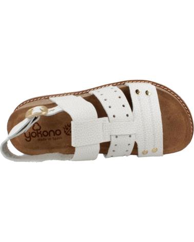 Woman Sandals YOKONO SANDALIAS MUJER MODELO OCA007 COLOR BLANCO HIELO