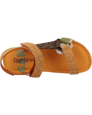Woman Sandals YOKONO SANDALIAS MUJER MODELO WEST007 COLOR NARANJA MLTNRNJ