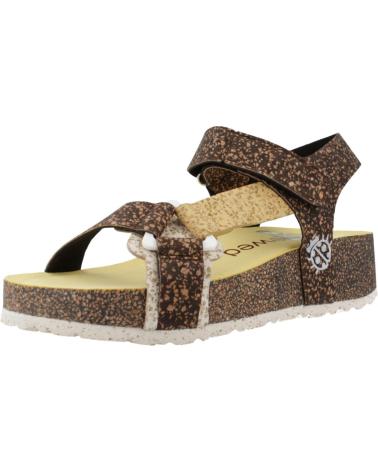 Woman Sandals YOKONO SANDALIAS MUJER MODELO WEST007 COLOR MARRON MLTNGR