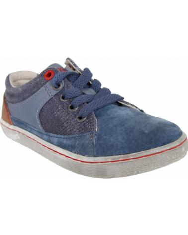 Schuhe für Mädchen und Junge KICKERS 469380-30 LYLIAN BLEU CAMEL