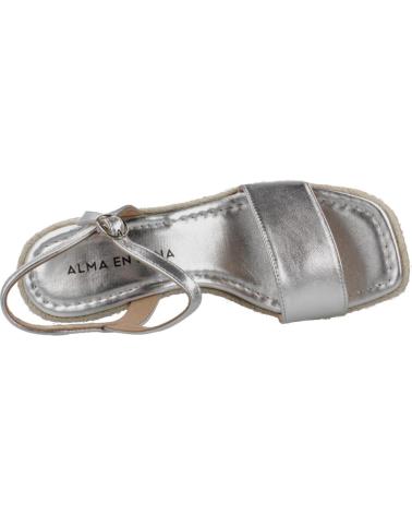 Sandales pour Femme ALMA EN PENA SANDALIAS MUJER MODELO V240974 COLOR PLATA SILVER