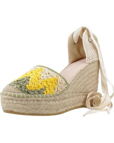 Sandales pour Femme MACARENA ALPARGATAS MUJER MODELO ALBA70 COLOR VERDE KAKI