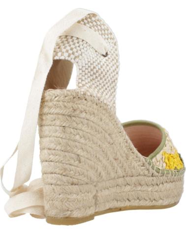 Sandales pour Femme MACARENA ALPARGATAS MUJER MODELO ALBA70 COLOR VERDE KAKI