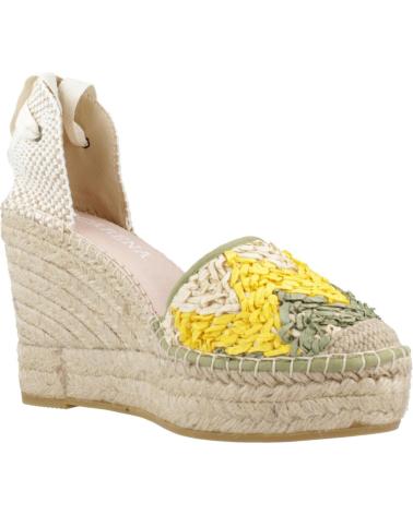 Sandales pour Femme MACARENA ALPARGATAS MUJER MODELO ALBA70 COLOR VERDE KAKI
