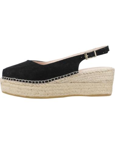 Woman Sandals MACARENA ALPARGATAS MUJER MODELO JAVA100 COLOR NEGRO