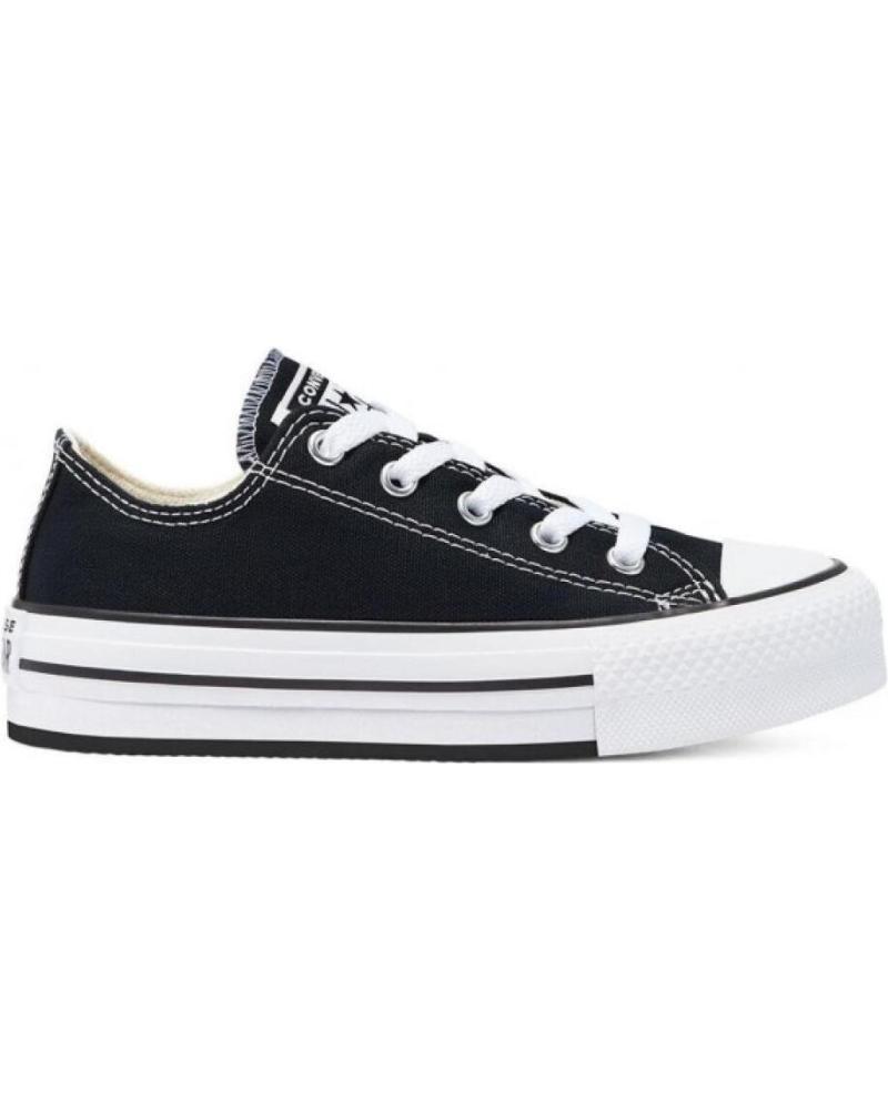 Sportivo-De-Niña-CONVERSE-BAJO-PLATAFORMA-LONA-NEGRO