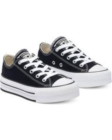 Sportivo-De-Niña-CONVERSE-BAJO-PLATAFORMA-LONA-NEGRO