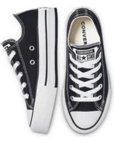 Sportivo-De-Niña-CONVERSE-BAJO-PLATAFORMA-LONA-NEGRO