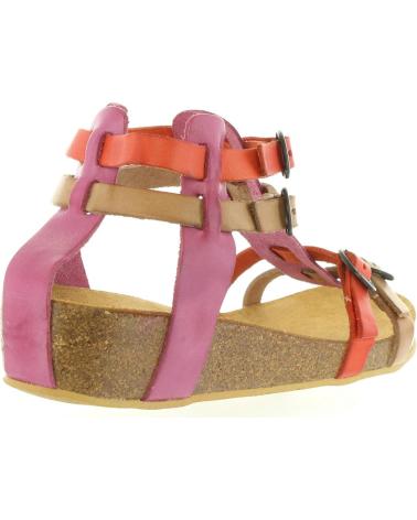Sandalen für Damen und Mädchen KICKERS 420390-30 BOMDIA 213 FUCHSIA ROUGE