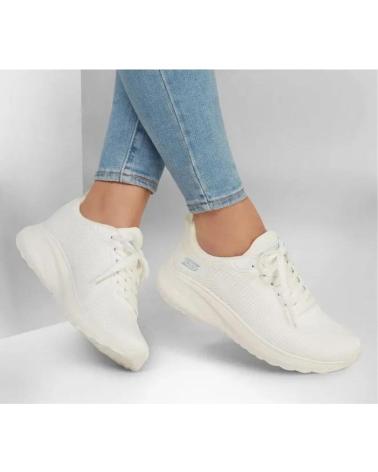 Zapatillas deporte pour Femme SKECHERS ZAPATILLAS MUJER MODELO BOBS SQUAD COLOR BLANCO OFWT OFWT