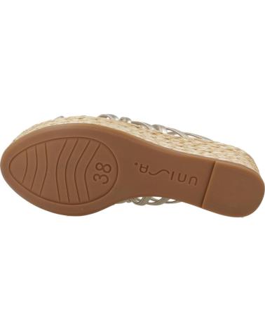 Sandales pour Femme UNISA SANDALIAS MUJER MODELO KOLBER LMT COLOR ORO PLATINO