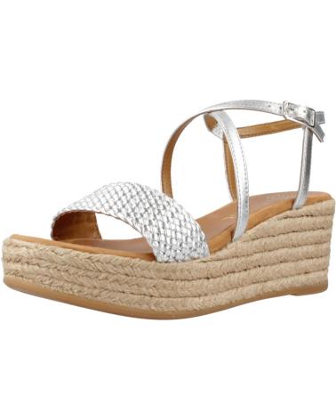Sandálias de Mulher UNISA SANDALIAS MUJER MODELO KUSI LMT COLOR PLATA SILVER