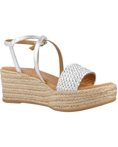 Sandálias de Mulher UNISA SANDALIAS MUJER MODELO KUSI LMT COLOR PLATA SILVER
