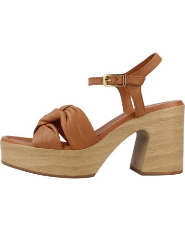 Woman Sandals UNISA SANDALIAS MUJER MODELO ODOLF GRA COLOR MARRON CLARO CANNELLE