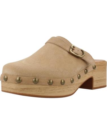 Woman Clogs YELLOW ZUECOS MUJER MODELO SONIA COLOR MARRON CLARO CHEYENE