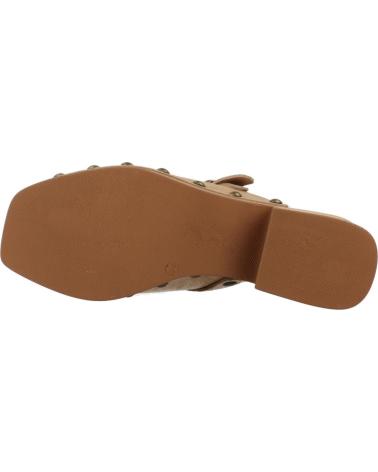 Woman Clogs YELLOW ZUECOS MUJER MODELO SONIA COLOR MARRON CLARO CHEYENE
