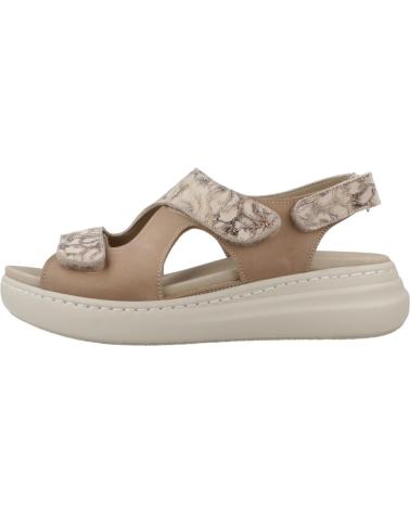 Sandalen für Damen PINOSOS SANDALIAS MUJER MODELO SENA COLOR MARRON LINEN