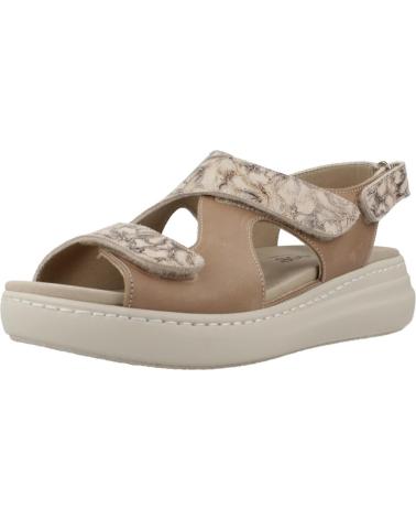 Sandalen für Damen PINOSOS SANDALIAS MUJER MODELO SENA COLOR MARRON LINEN
