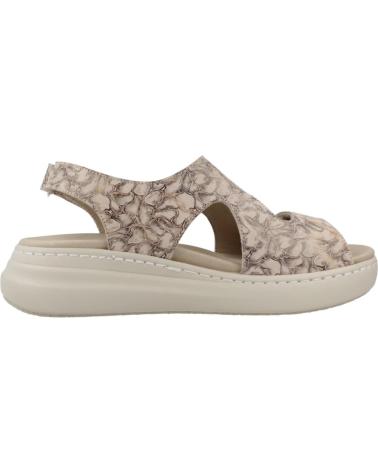 Sandalen für Damen PINOSOS SANDALIAS MUJER MODELO SENA COLOR MARRON LINEN
