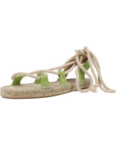 Sandalen-De-Mujer-YELLOW-ALPARGATAS-MUJER-MODELO-ARIADNA-COLOR-VERDE