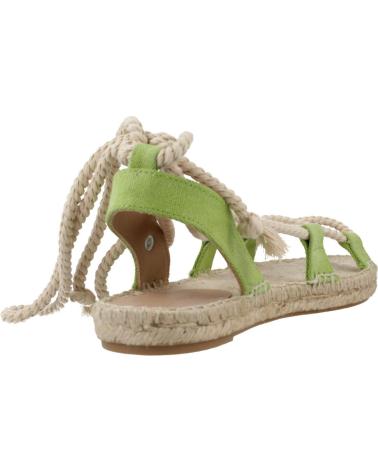 Sandalen-De-Mujer-YELLOW-ALPARGATAS-MUJER-MODELO-ARIADNA-COLOR-VERDE