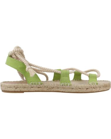 Sandalen-De-Mujer-YELLOW-ALPARGATAS-MUJER-MODELO-ARIADNA-COLOR-VERDE