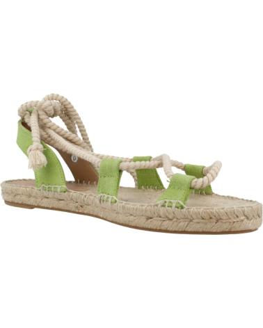 Sandalen-De-Mujer-YELLOW-ALPARGATAS-MUJER-MODELO-ARIADNA-COLOR-VERDE