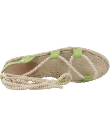 Sandalen-De-Mujer-YELLOW-ALPARGATAS-MUJER-MODELO-ARIADNA-COLOR-VERDE