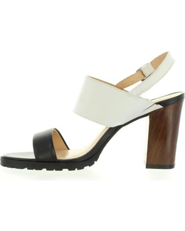 Woman Sandals KICKERS 502050-50 SARDAN 33 BLANC NOIR