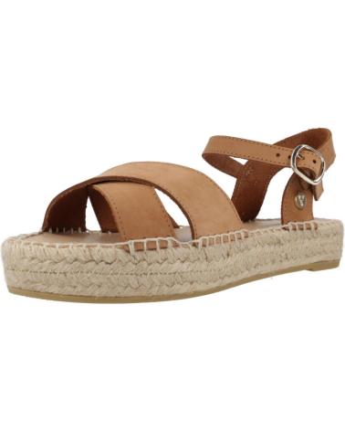 Sandals-De-Mujer-YELLOW-ALPARGATAS-MUJER-MODELO-RAQUEL-COLOR-MARRON-TABACO