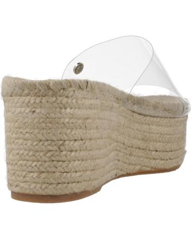Sandalias-De-Mujer-YELLOW-ALPARGATAS-MUJER-MODELO-LA-TRANSPARENTE-COLOR-MARRON-VINILLO