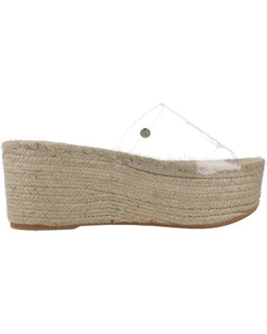 Sandalias-De-Mujer-YELLOW-ALPARGATAS-MUJER-MODELO-LA-TRANSPARENTE-COLOR-MARRON-VINILLO