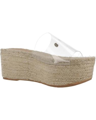 Sandalias-De-Mujer-YELLOW-ALPARGATAS-MUJER-MODELO-LA-TRANSPARENTE-COLOR-MARRON-VINILLO