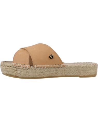 Sandalias-De-Mujer-YELLOW-ALPARGATAS-MUJER-MODELO-INGRID-COLOR-MARRON-CUERO